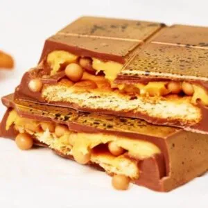 Karak chai flavored chocolate bar from Fix Dessert Chocolatier in Dubai